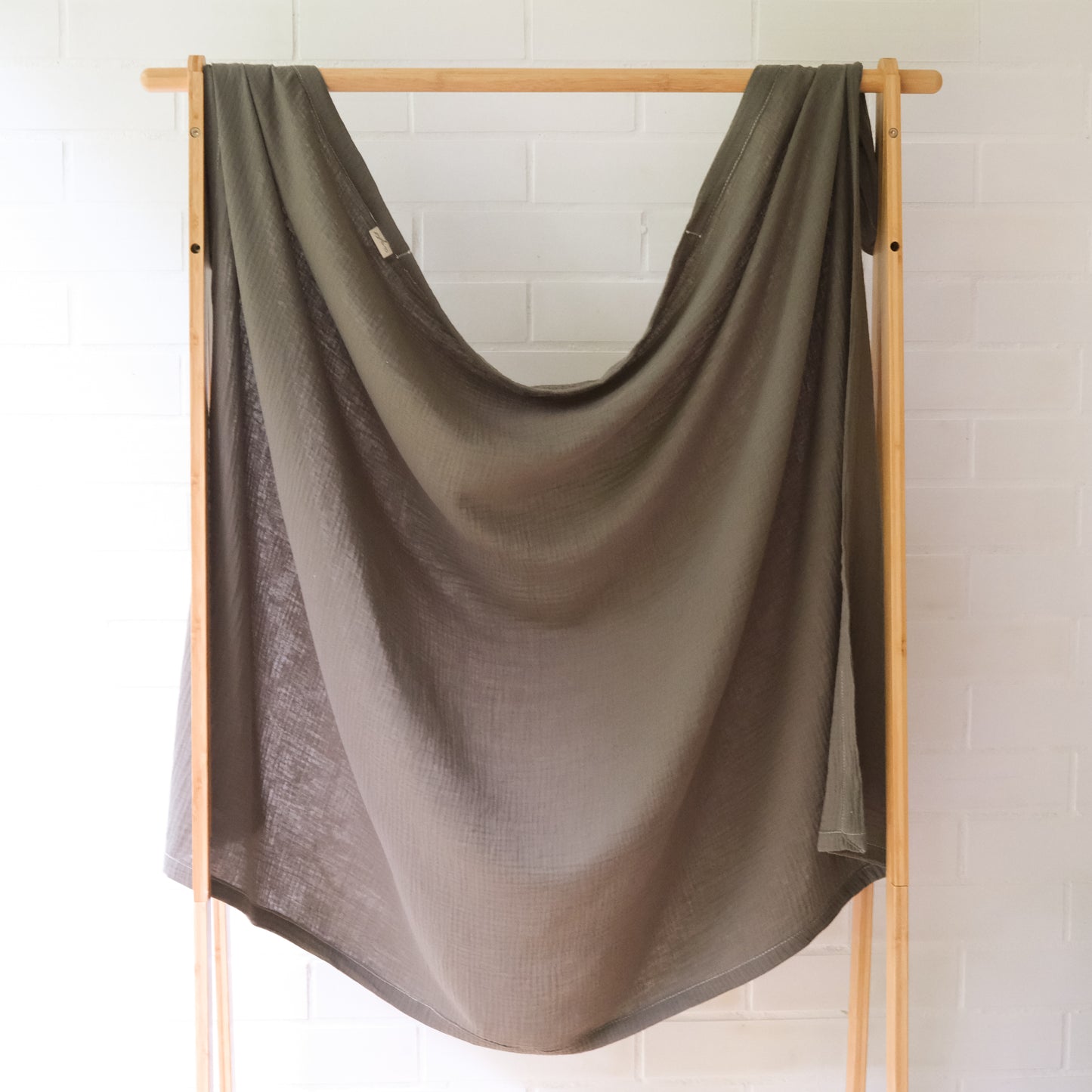 cigoto Muselina para bebé Fondo Verde Militar 1