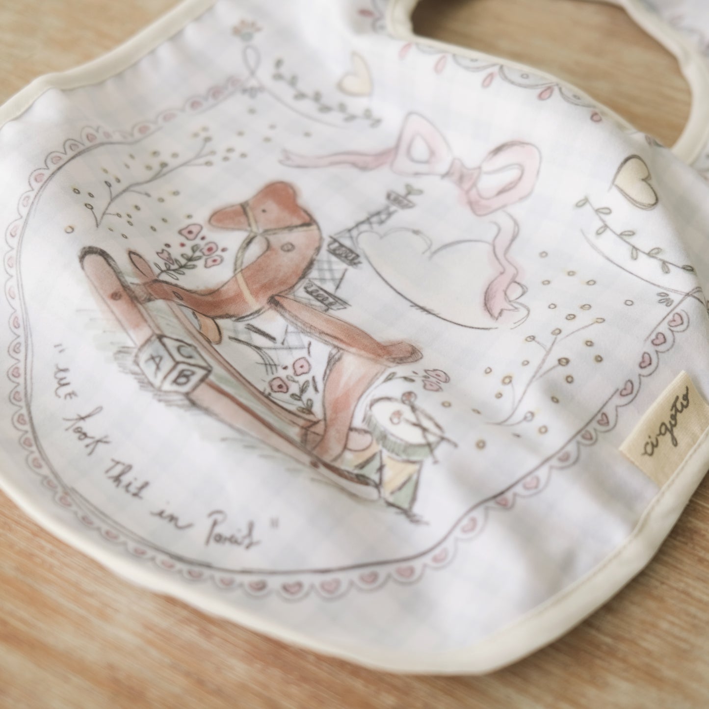 Babero Microfibra para bebé Paris