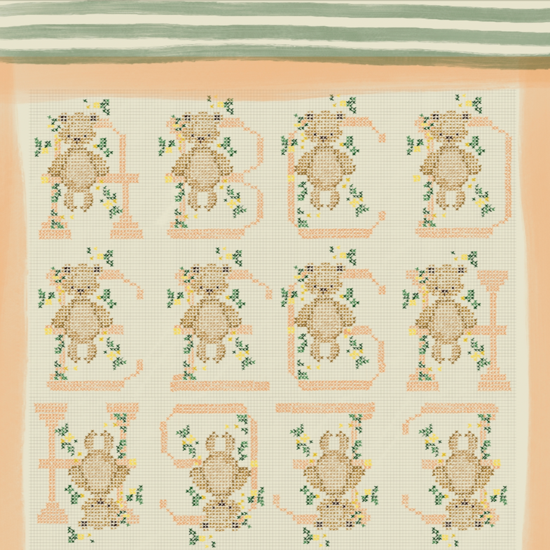 cigoto Toalla Microfibra para bebé ABC 3