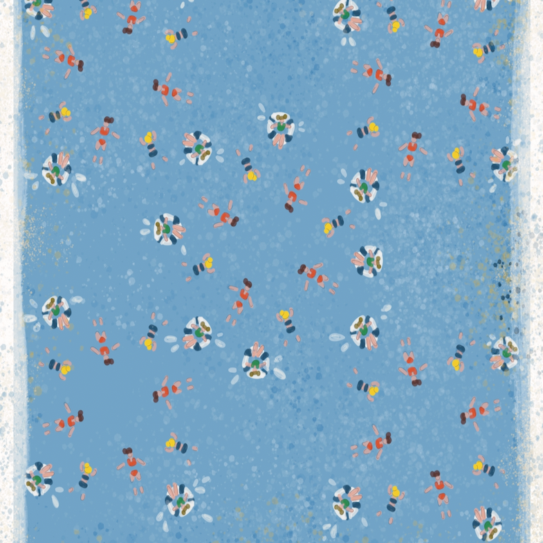 cigoto Toalla Microfibra para bebé Beach 3