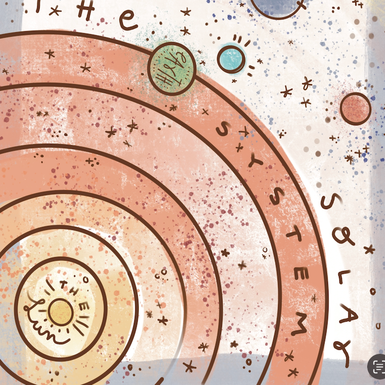 cigoto Toalla Microfibra para bebé Solar System 3