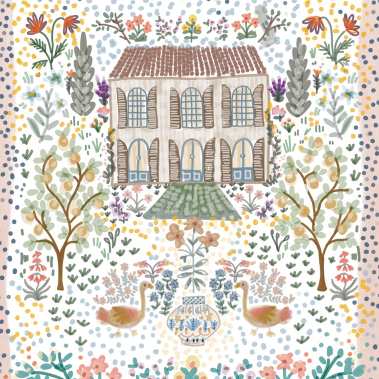 cigoto Toalla Microfibra para bebé Casita 3