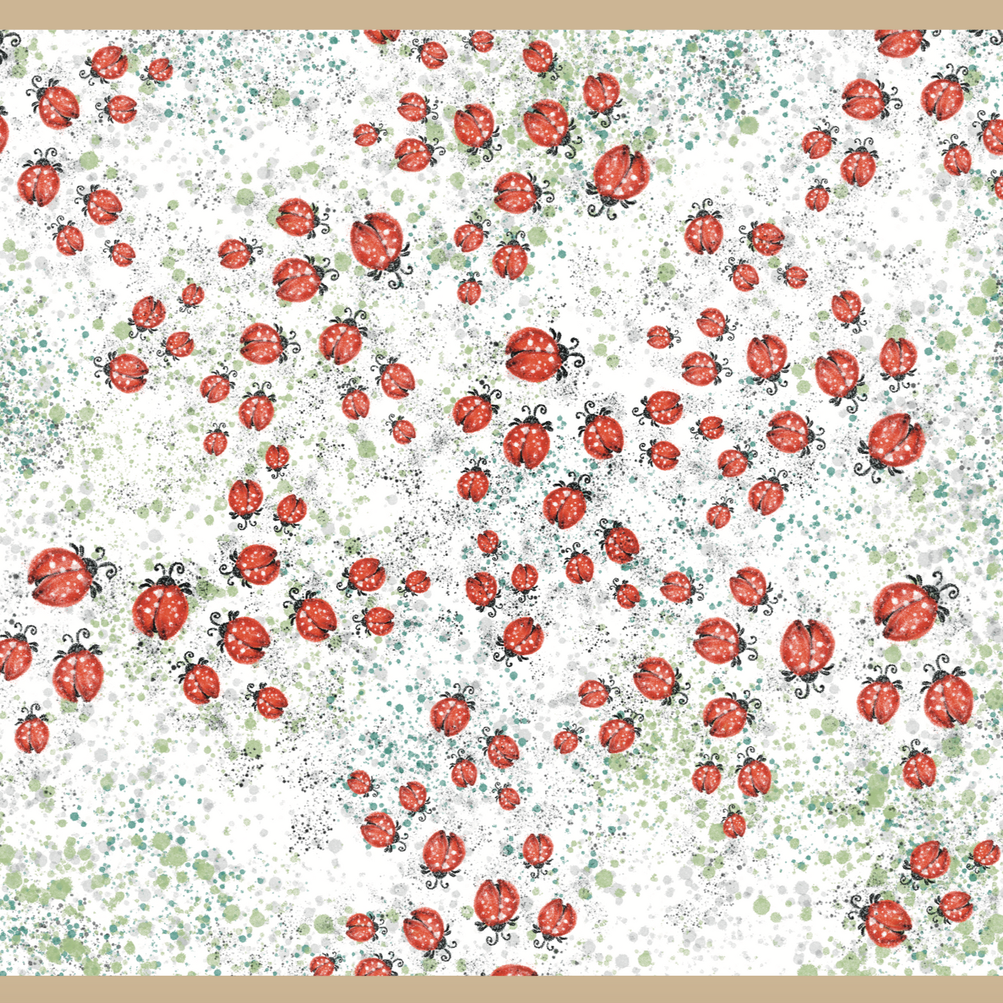 cigoto Muselina para bebé Ladybugs 3