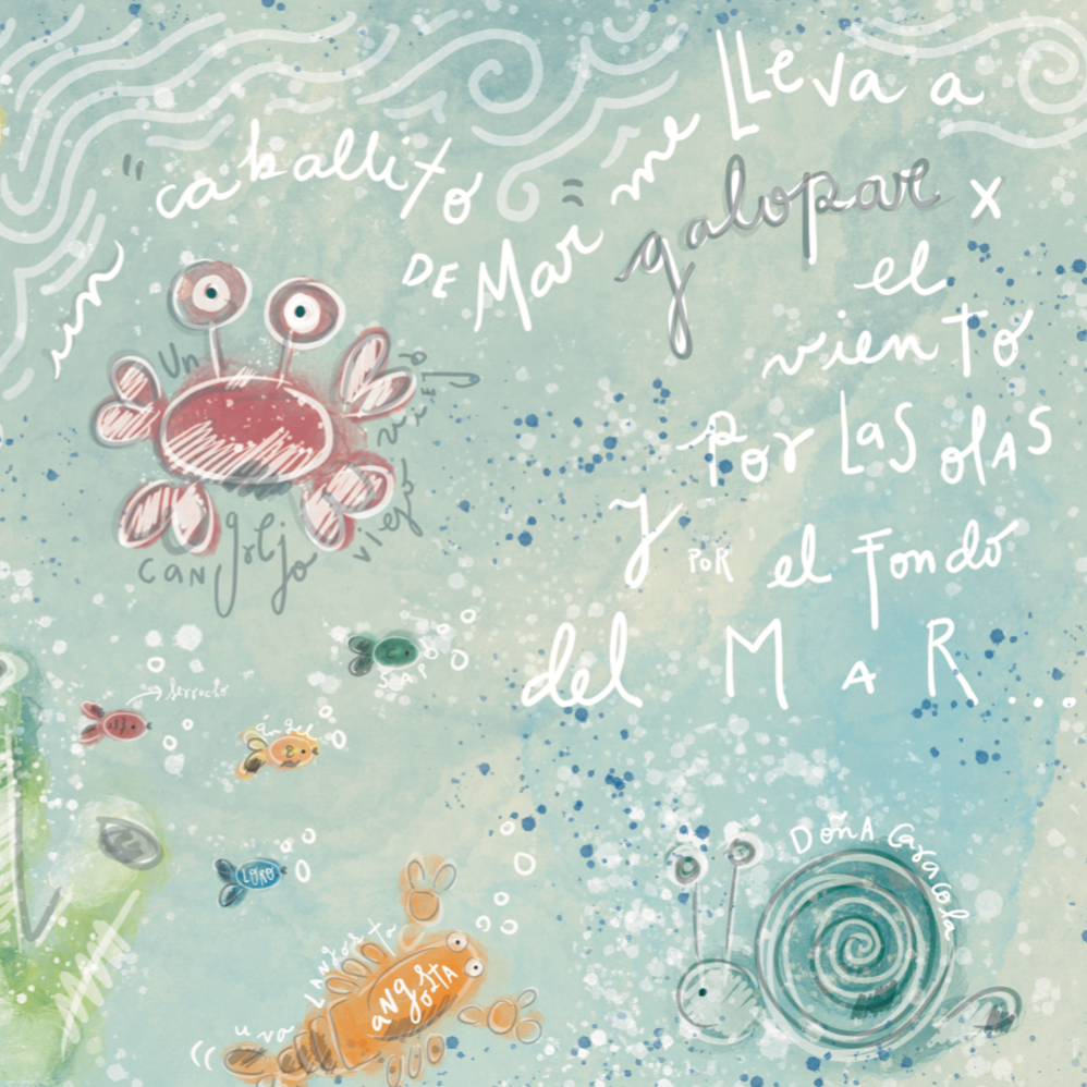 Toalla Microfibra para bebé Caballito de Mar (Cantoalegre + cigoto) 3