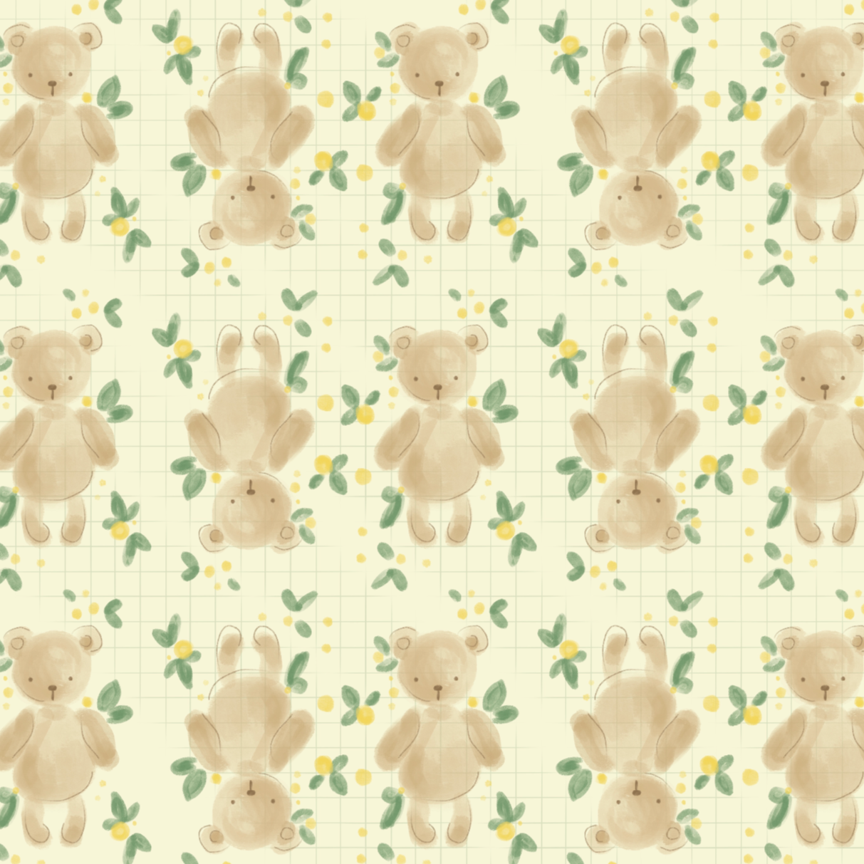 cigoto Toalla Microfibra para bebé Ositos