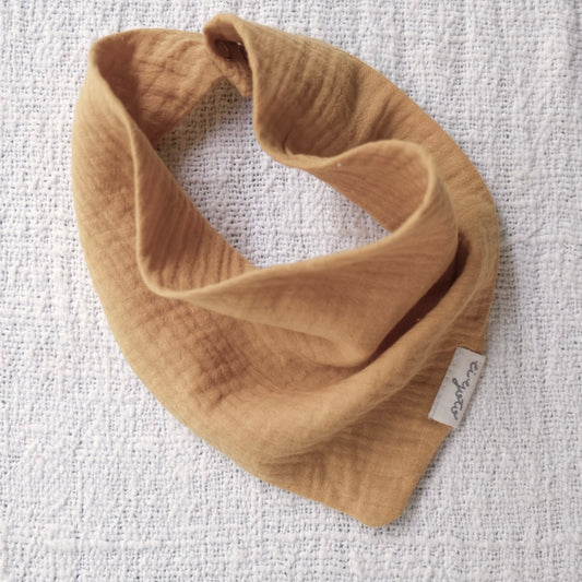 cigoto Babero tipo bandana en Muselina para bebé