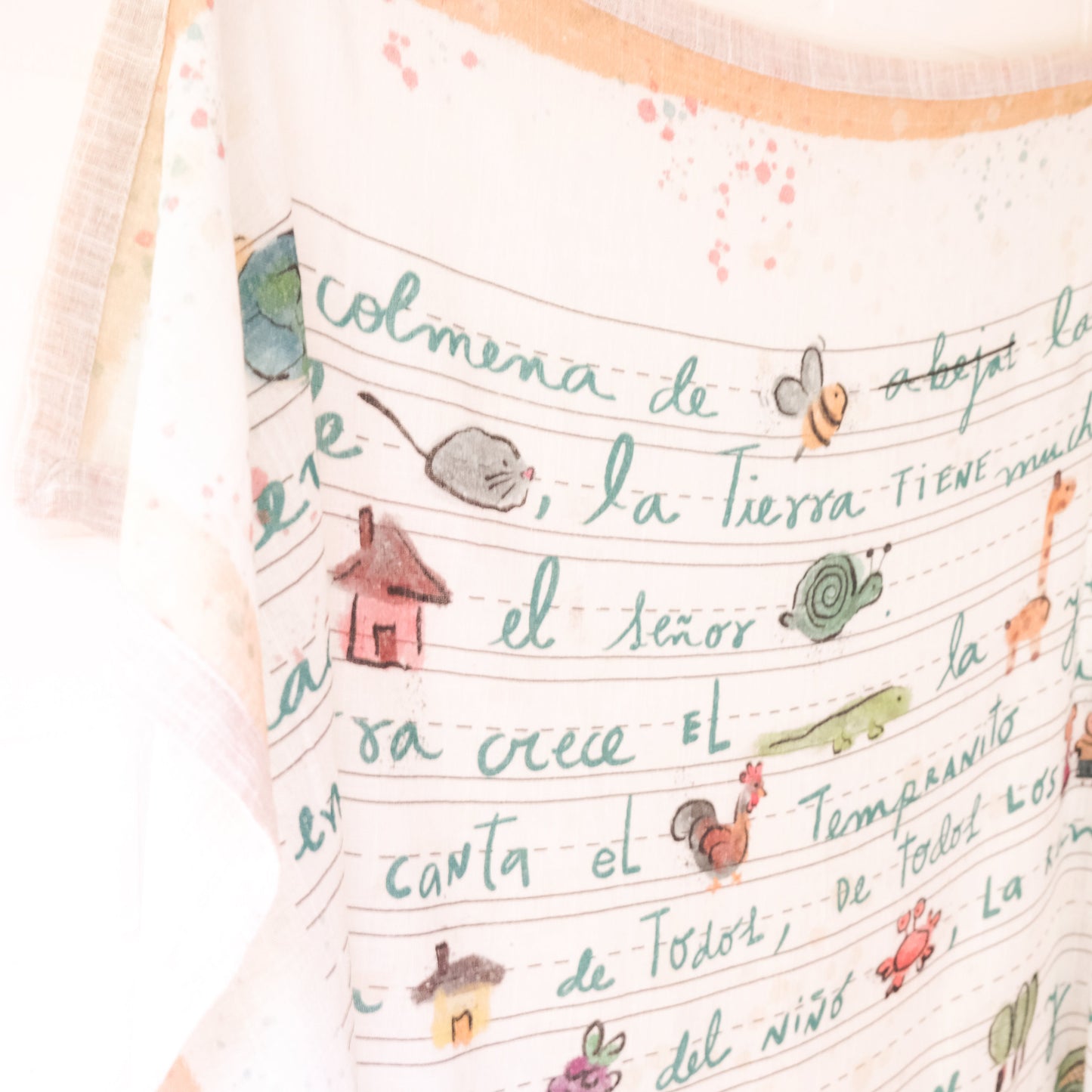 cigoto Muselina para bebé La Tierra es la casa de todos (Cantoalegre + cigoto) 2