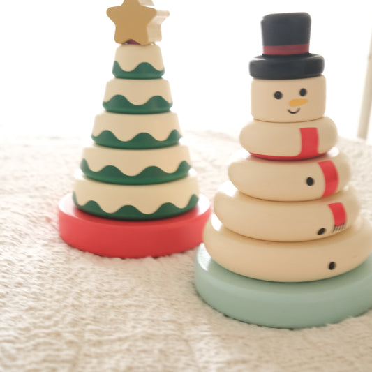 Torre Aros de Madera Navidad 1