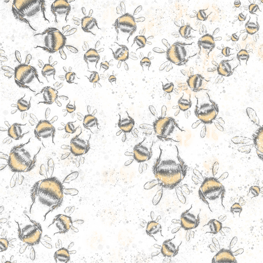 Cigoto muselina para bebé Abejas 3