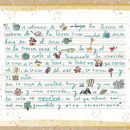 cigoto Muselina para bebé La Tierra es la casa de todos (Cantoalegre + cigoto) 5