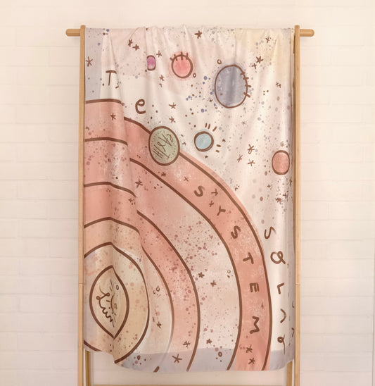 cigoto Toalla Microfibra para bebé Solar System 1