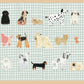 Cigoto muselina para bebé Perritos 3