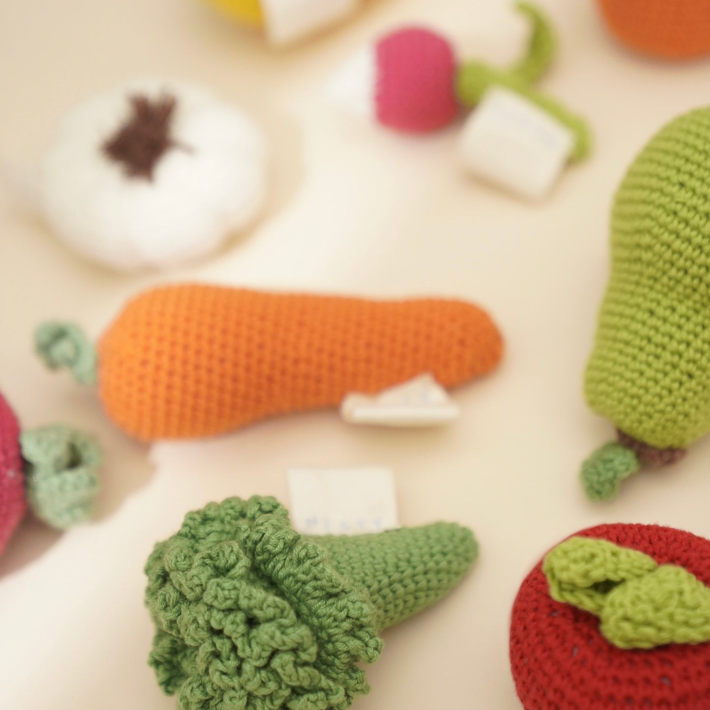 NESTY Frutas y Verduras Crochet para juegos de rol 1
