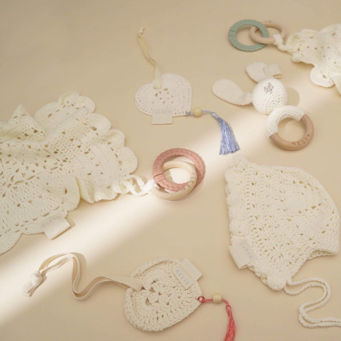 NESTY Corazón de los Sueños Crochet para decorar el cuarto de tu bebé 3