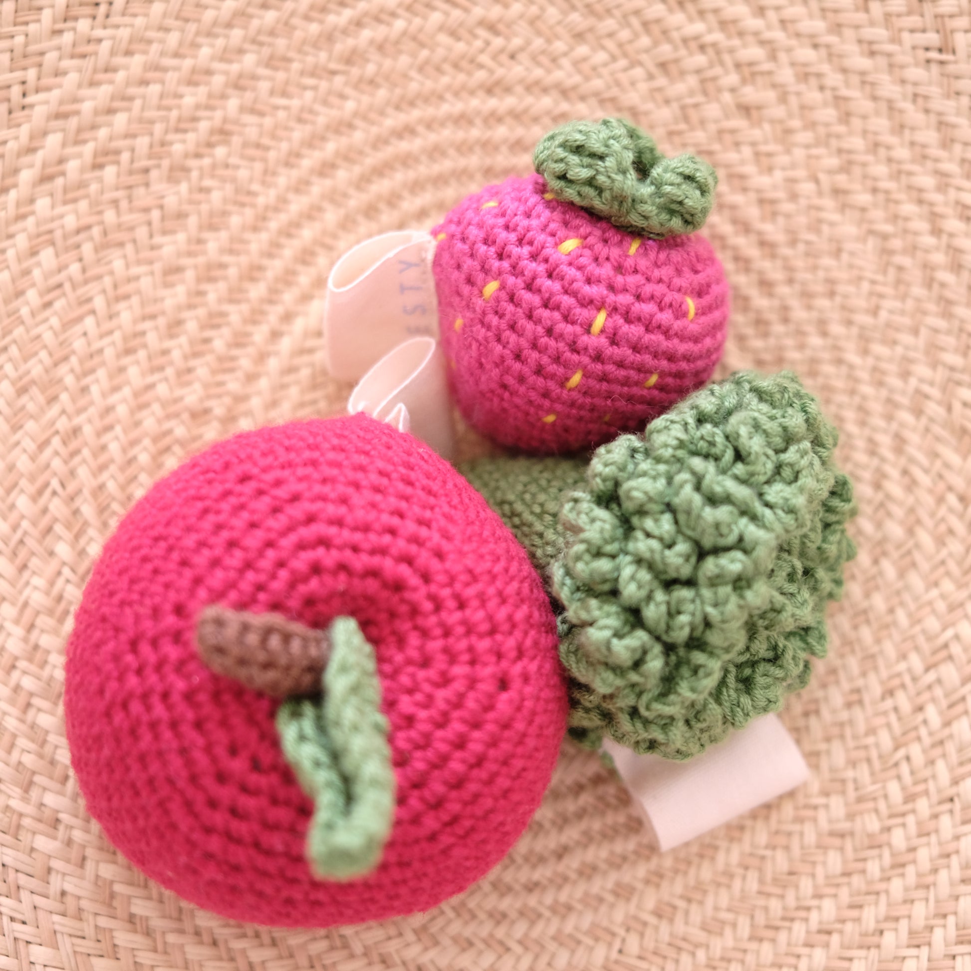 NESTY Frutas y Verduras Crochet para juegos de rol 11
