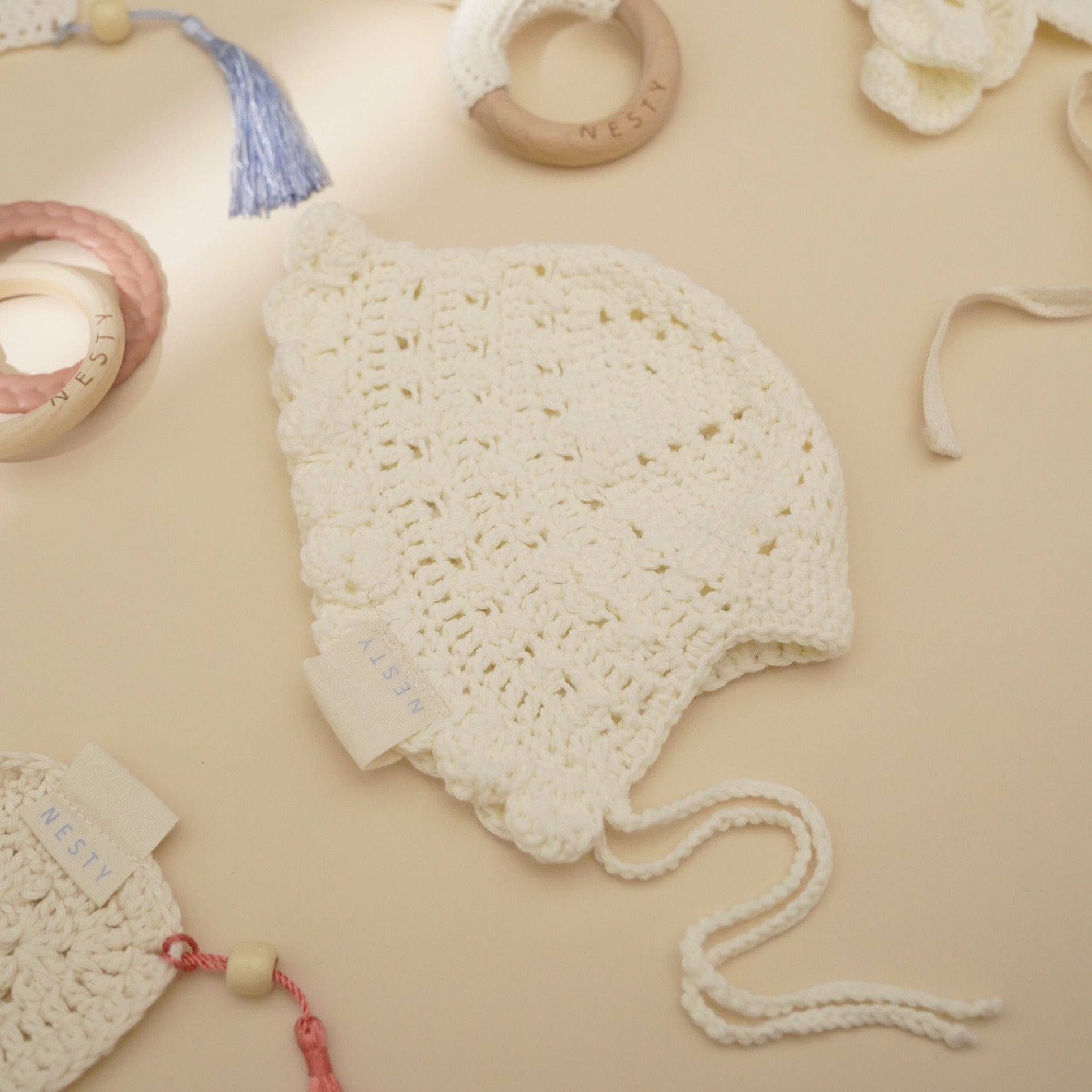 NESTY Gorrito Crochet para tu bebé recién nacido 2