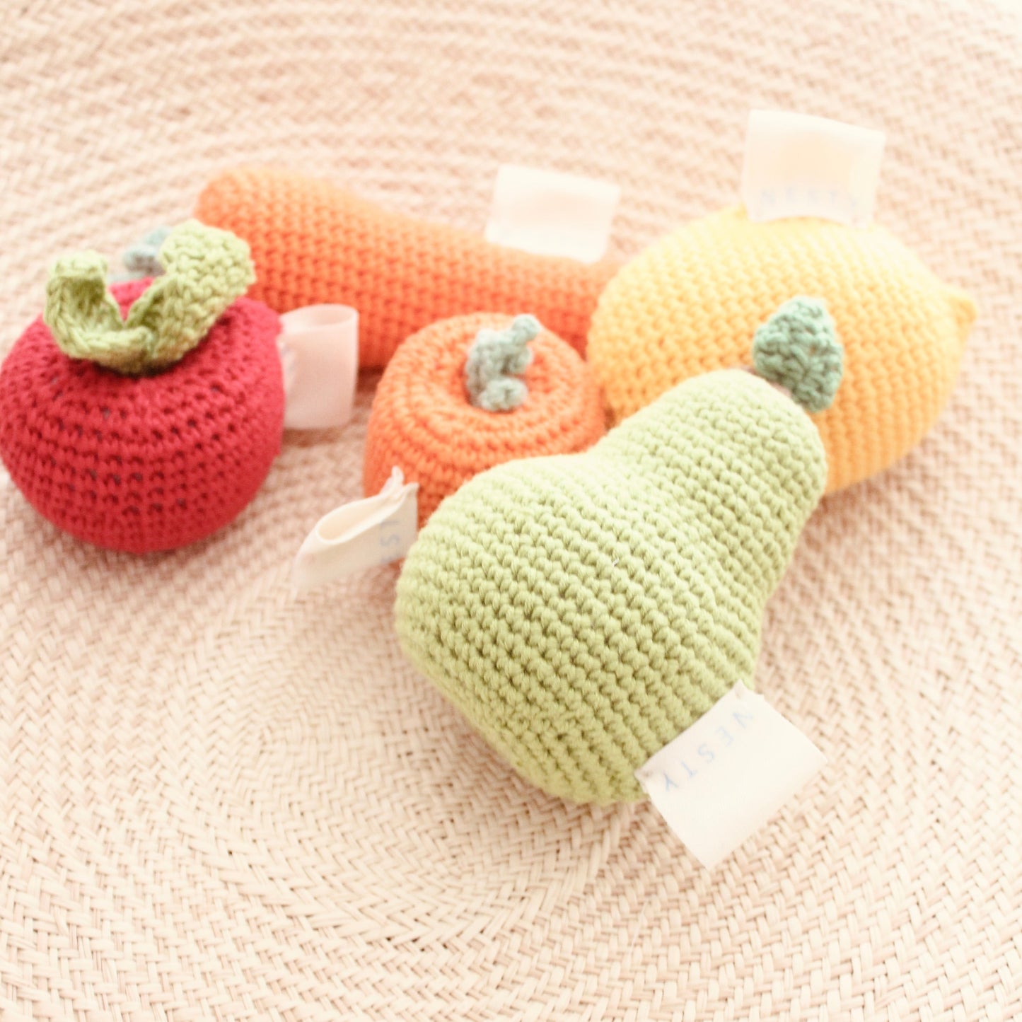 NESTY Frutas y Verduras Crochet para juegos de rol 3